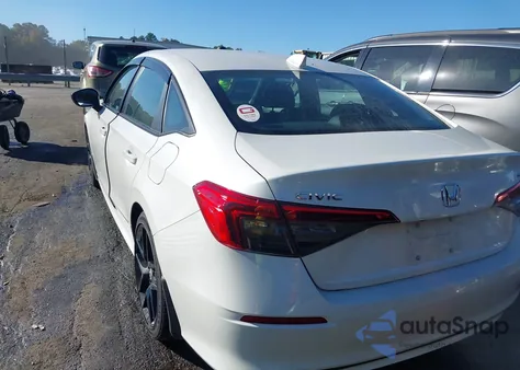 2023 Honda Civic Sport из США, поврежденный, VIN 2HGFE2F51PH552852